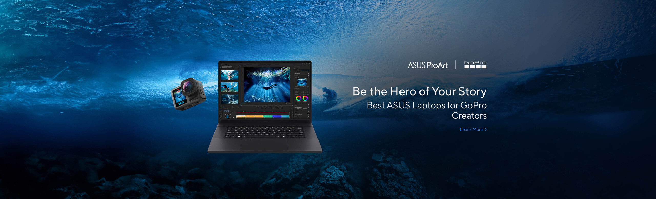 ASUS ProArt Laptops for GoPro Creators