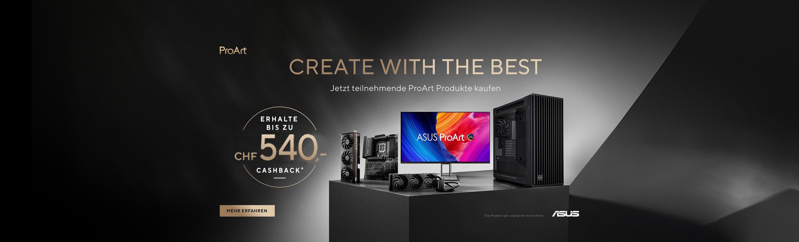ProArt Cashback Banner