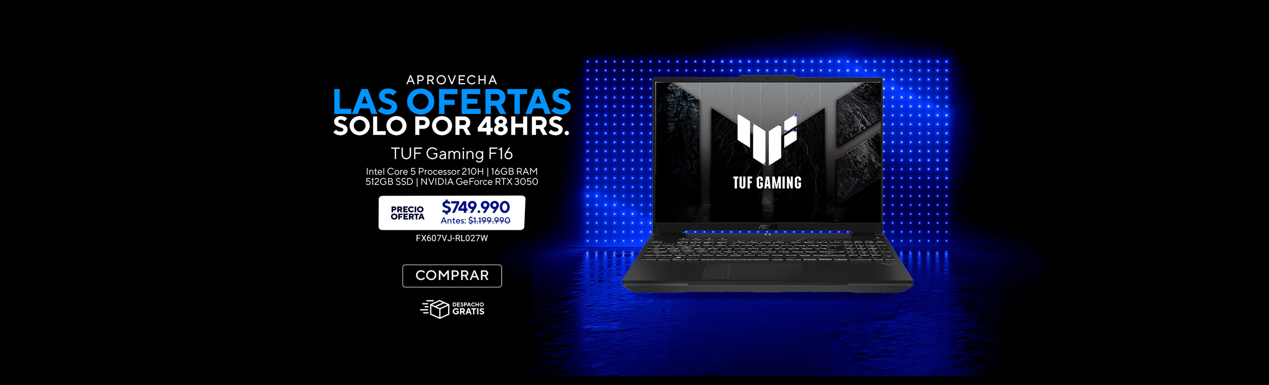 SOLO X 48 HORAS - TUF GAMING F16