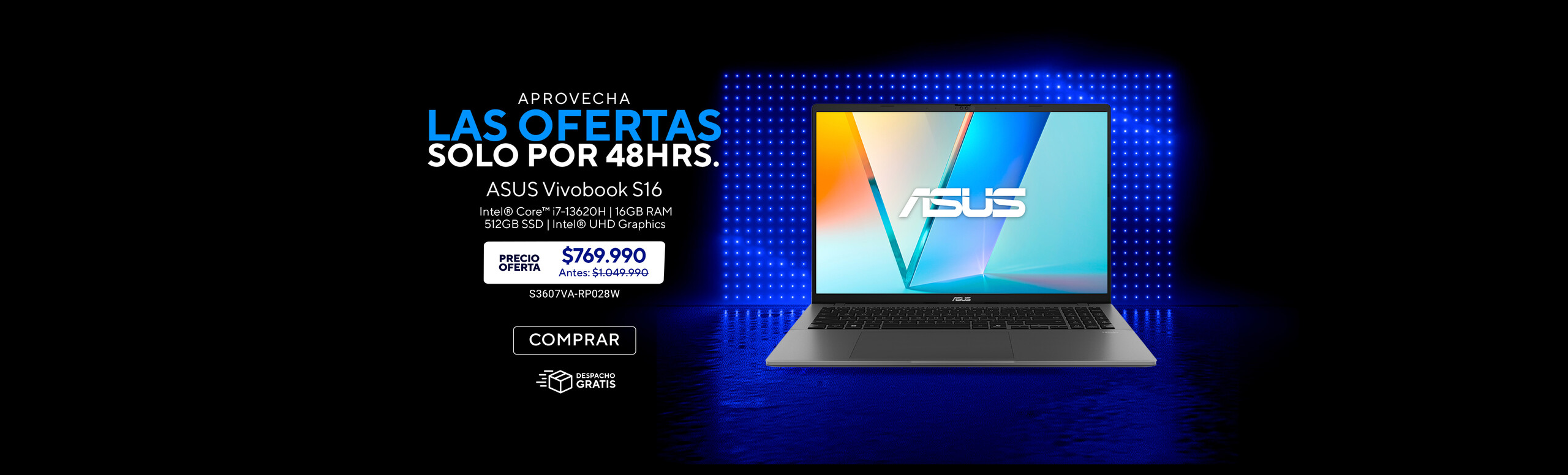 SOLO X 48 HORAS - VIVOBOOK S16