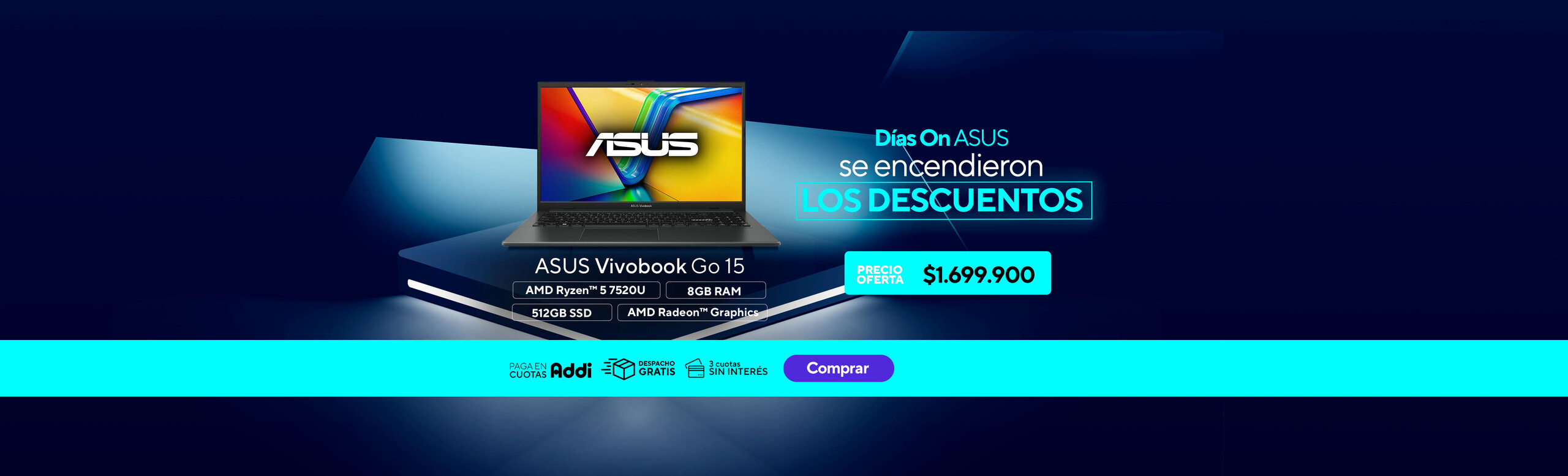 ASUS Days ON - Vivobook GO 15 -Colombia