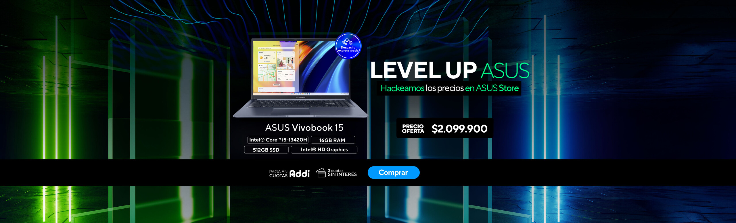 Level up Asus-Vivobook 15-Colombia