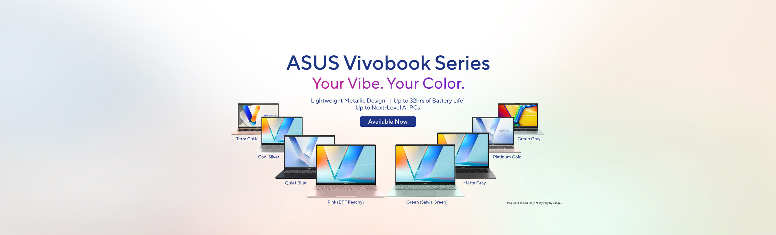 ASUS Vivobook Multicolor launch